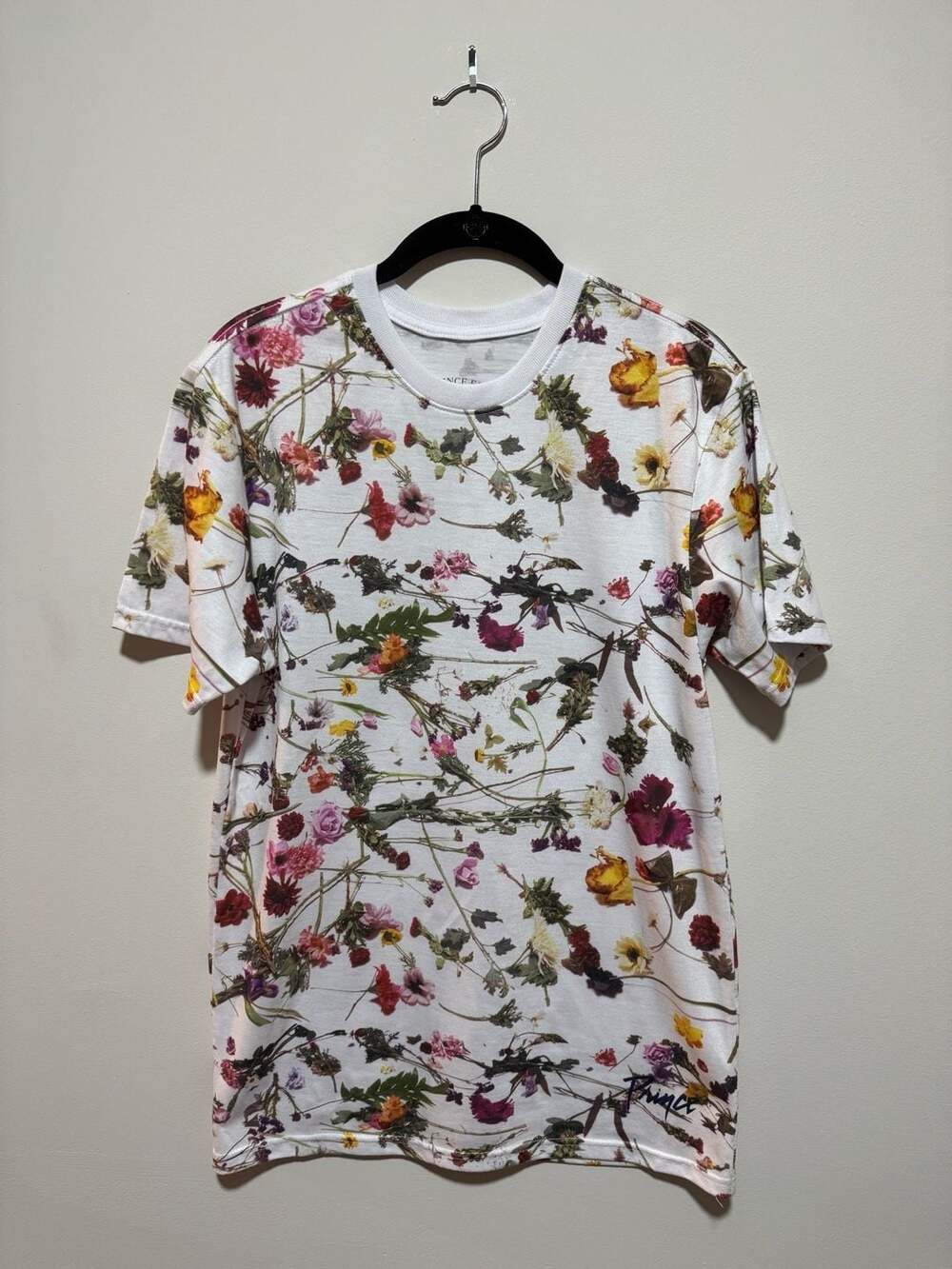 Prince Estate Floral Print T-Shirt Size S Paisley Park Official 2020